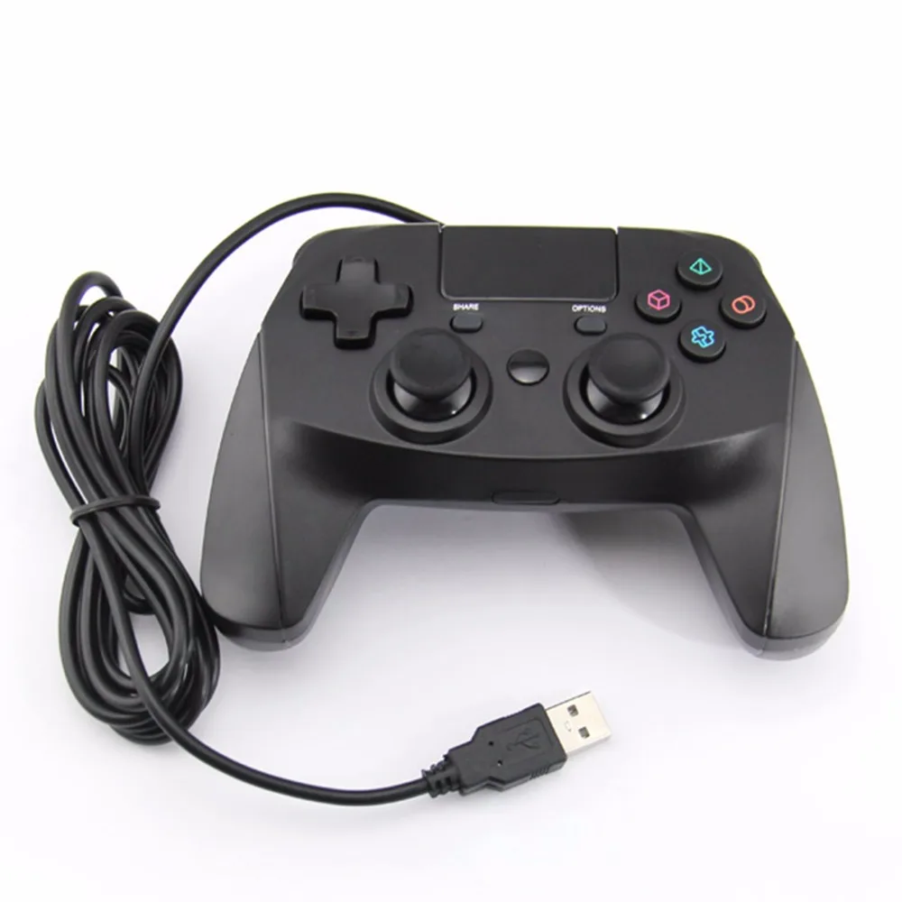 USB проводной Управление Лер для Sony PS4 Playstation 4 DualShock 4 джойстик Игровые игры Интимные аксессуары черный с Управление функция