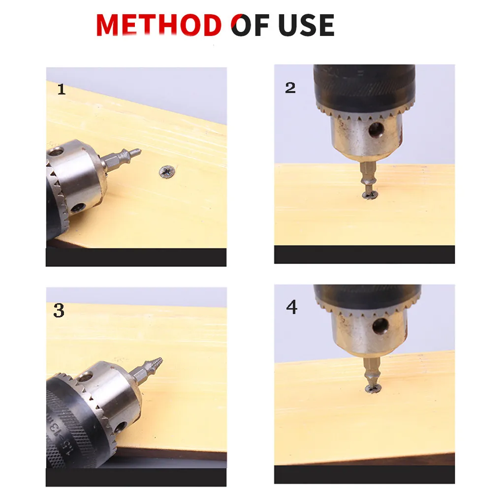 4 шт. Винт экстрактор комплект руководство сломанные поврежденные болт для удаления дрель parafuso roda carro# P6