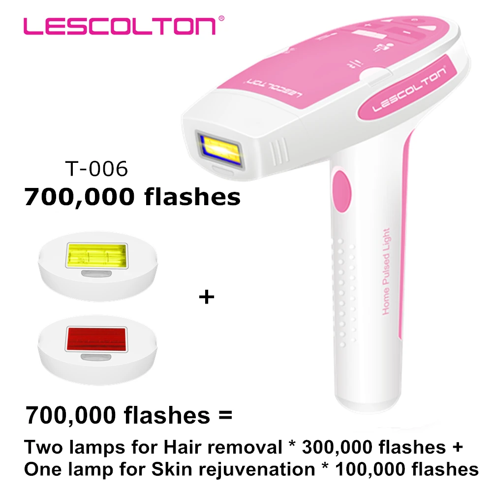 Original Lescolton Laser Epilator Armpit Hair Bikini IPL Permanent Hair