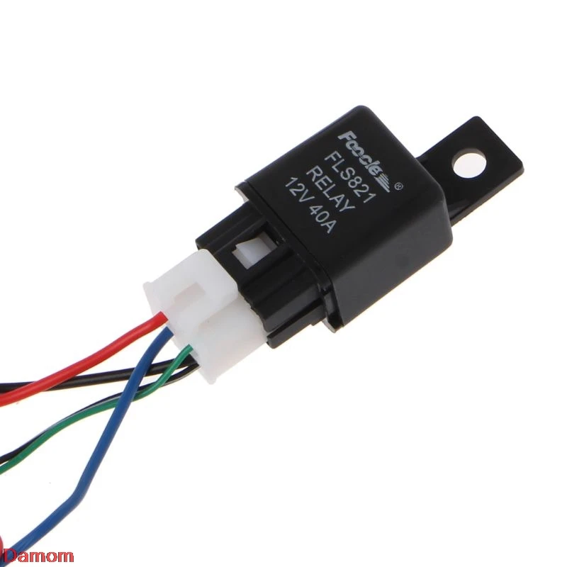 2021 Новый Универсальный 12V 40A Реле Жгут проводов с вкл/Off переключатель комплект