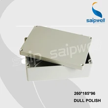 260*185*96 мм размер промышленные водонепроницаемы алюминиевый ящик с CE, ROHS