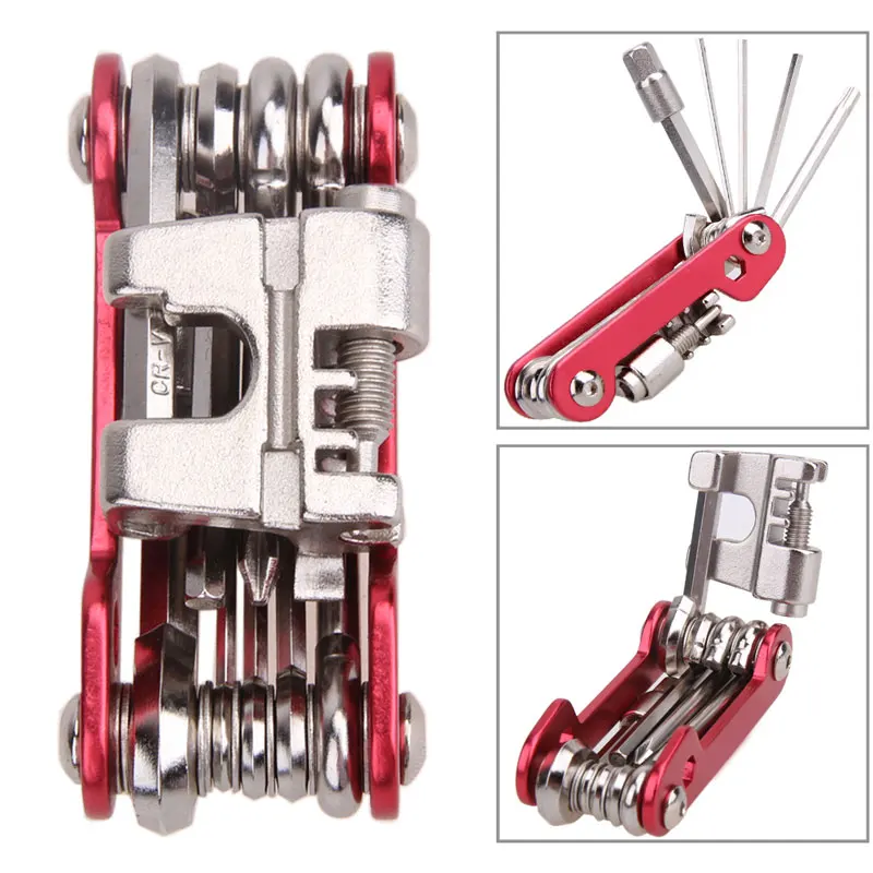 

Portable Steel Multifunction Bike Tools Herramientas Bicicleta Bike Repair Tool Wrench 11 In 1 Kit MTB Cycling Bicycle Tools