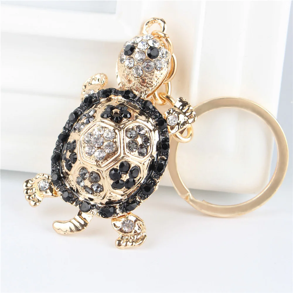Брелок с подвеской в виде черепахи стразы|lovers gift|key chain accessorieskey |