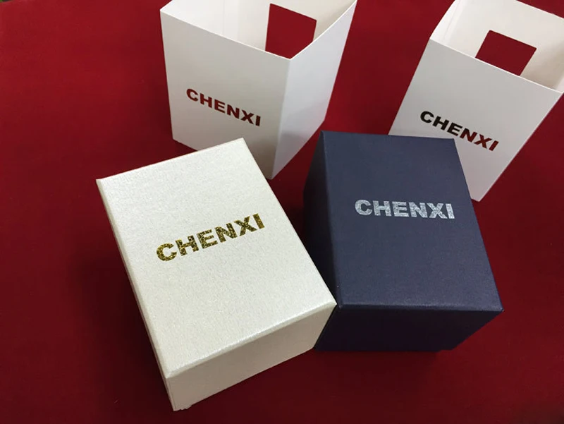 1 шт. CHENXI Фирменная практичная коробка для часов и подарочные коробки внутри губка