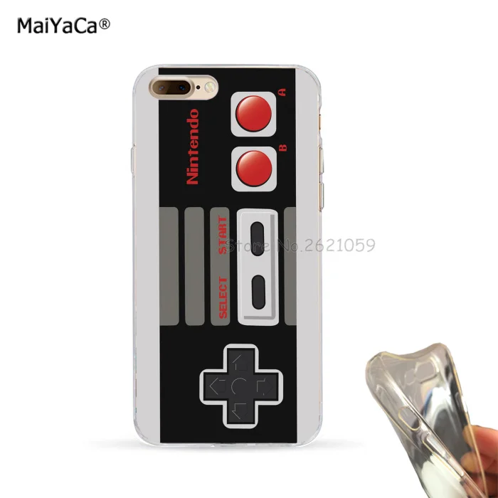 Retro nintendos controller transparent phone case for iphone 5s se 6s 6plus 6splus 7 7plus 8 8plus X XR XS MAX cover | Мобильные
