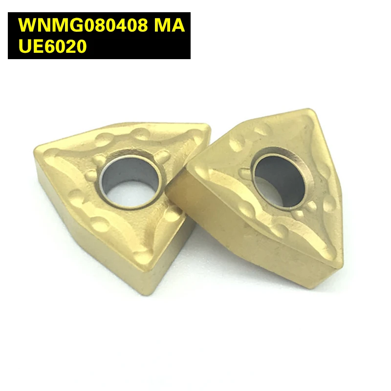 SWIS 10Pcs External Turning Tools WNMG080408 MA VP15TF Carbide inserts Cutting Tool CNC Lathe cutter tools |