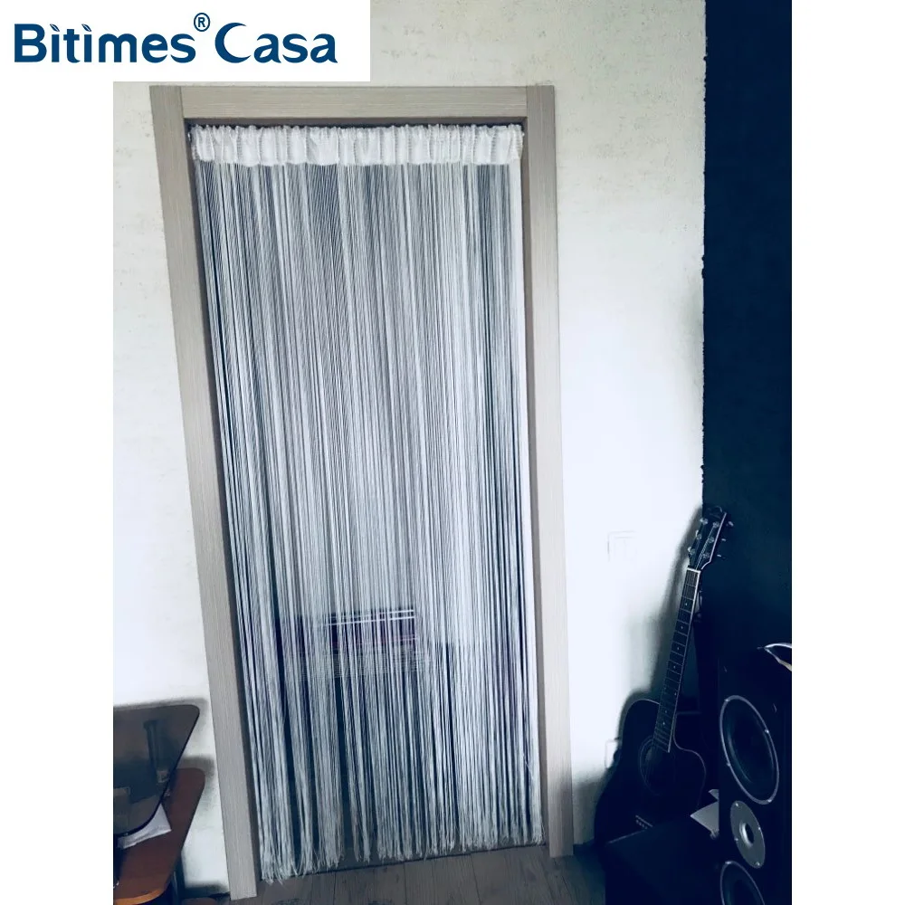 Solid Color W100l200cm String Curtain Line Curtain Door Hanger