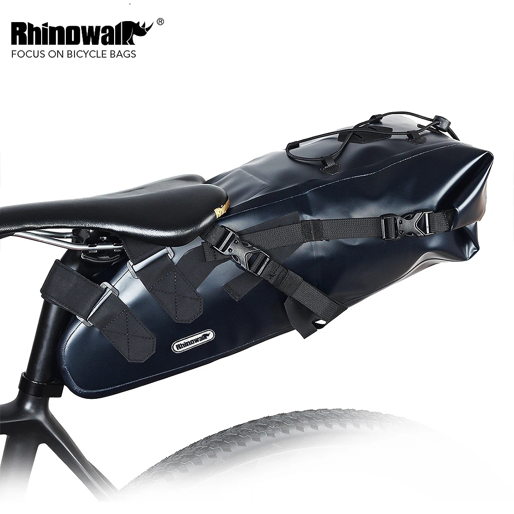 

RHINOWALK New Full Waterproof Bike Bag 100% Rainproof Bicycle Accessories Saddle Bag Cycling Mountain Bike Back Seat Rear Bag