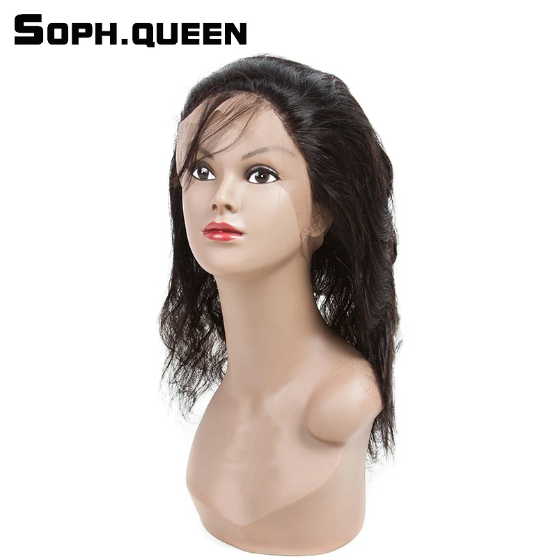 Соф Королева бразильского Средства ухода за кожей волна Связки с Синтетическое закрытие волос 360 Синтетический Frontal шнурка волос