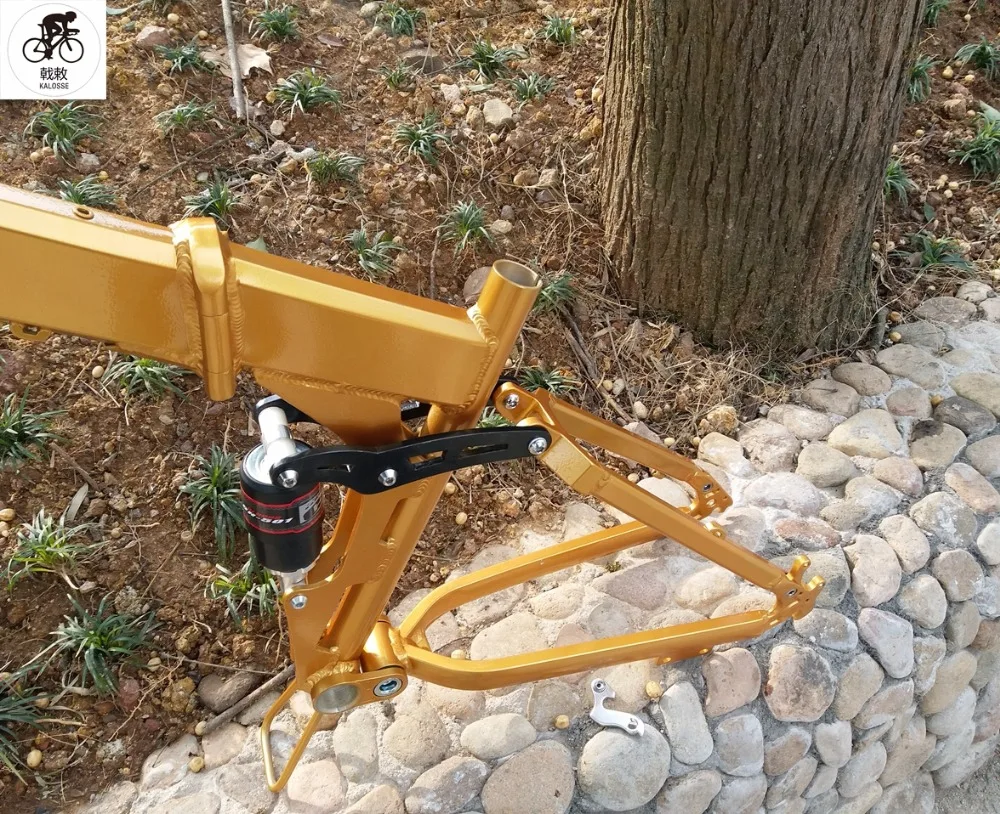 Cheap Kalosse BB 68mm  Mountain bike   folding  frame    electrical  mountain bike frame   electric  bicycle frame   17inch 3