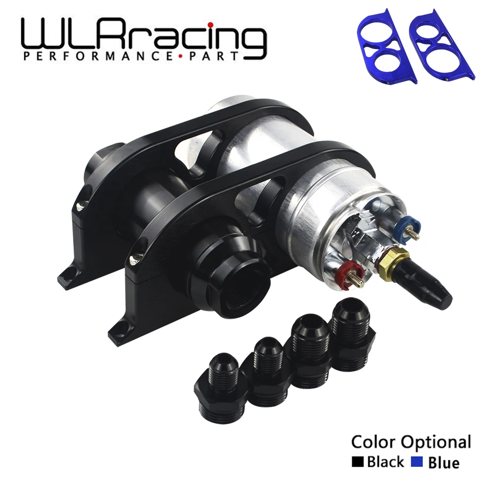 Buy WLR 44mm&60mm Dual Double Billet Fuel Pump Filter Mounting Bracket Clamp