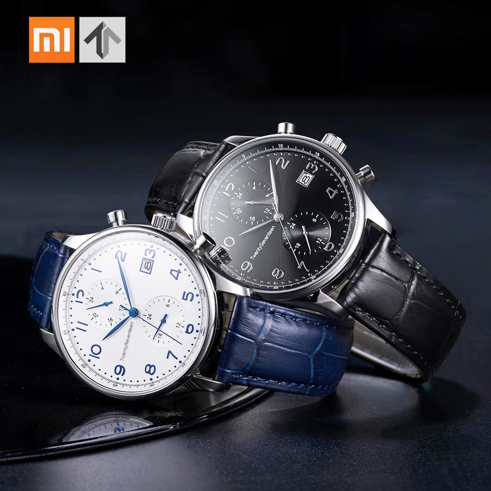 

Xiaomi Youpin TwentySeventeen Light Business Quartz Watch High Quality Elegant Wrist Watch Men Women Stainless Steel Strap Gift