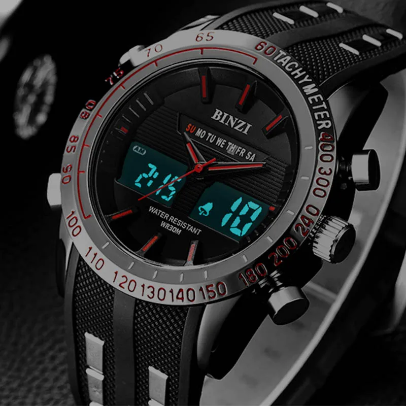 Prix pour Nouveau binzi marque montre hommes date jour affichage led de luxe sport montres numérique militaire hommes de quartz montre-bracelet relogio masculino Prix pour Nouveau binzi marque montre hommes date jour affichage led de luxe sport montres numérique militaire hommes de quartz montre-bracelet relogio masculino