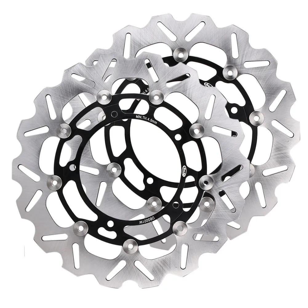 Front Brake Disc Disk Rotors For Yamaha YZF R6/R1 & FAZER 8 ABS & FZ8 ABS & XTZ SUPER TENERE 1200 Pair Mtorcycle Accessories
