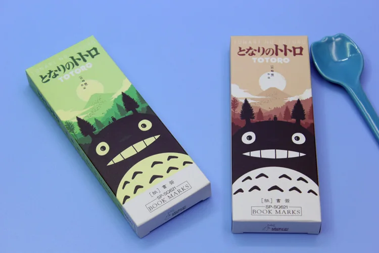 32 pcs/pack My neighbor Totoro book marks Cartoon paper bookmark Stationery office accessories School supplies marcador 6392