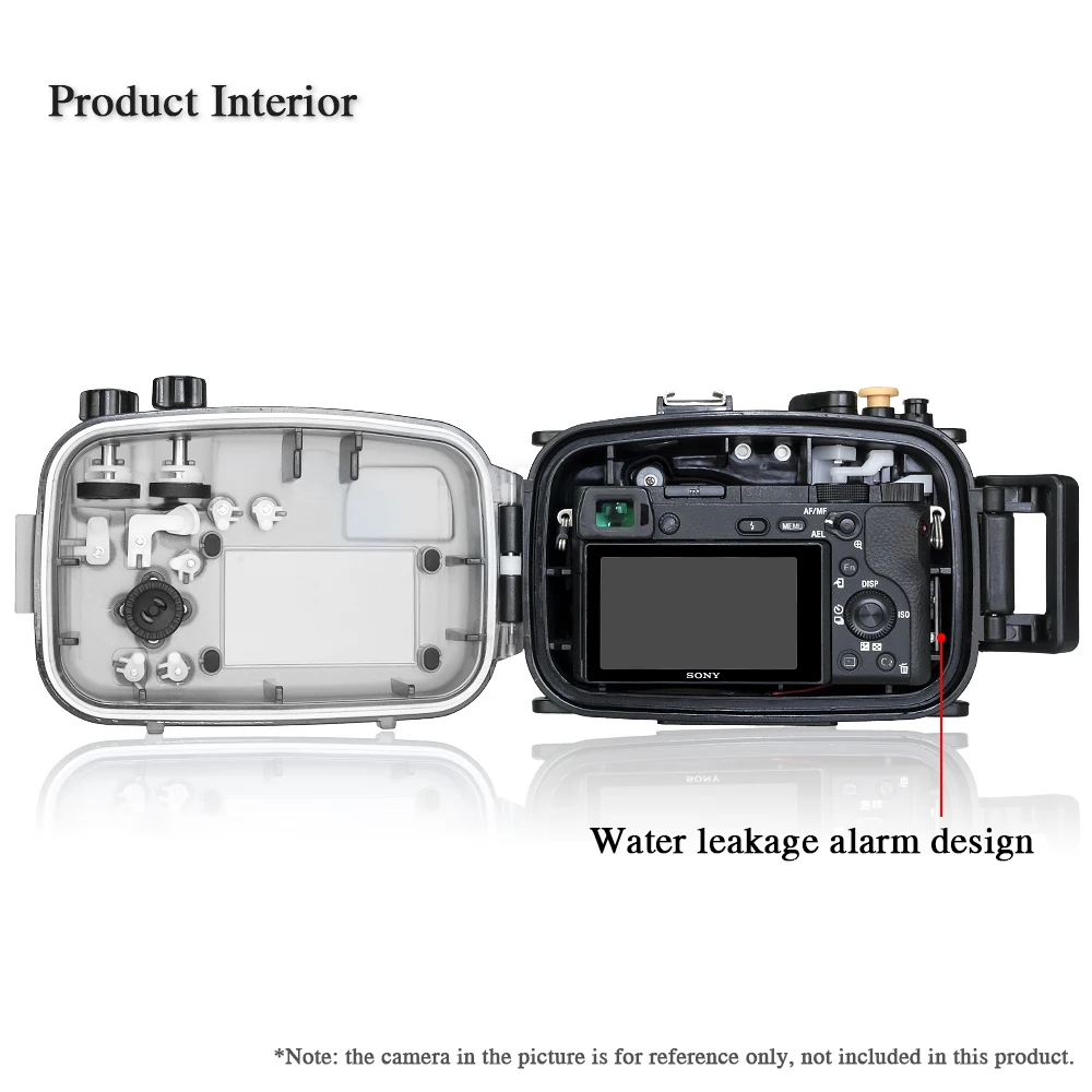 Водонепроницаемый корпус для камеры Sony A6300 A6400 IPX 8 глубина погружения 40 м защитный