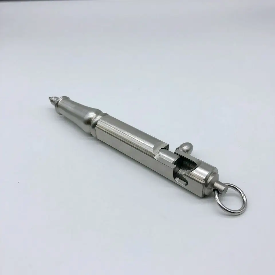 Новая тактическая ручка из нержавеющей стали винтажный дизайн ручка болт переключатель Etro шариковая ручка принадлежности для самообороны EDC инструмент подарок
