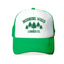 Прямая Morning Wood Lumber Company бейсболка для мужчин и женщин Lumberjack шляпка для ношения на открытом воздухе взрослых дышащая Кепка Snapback YY405