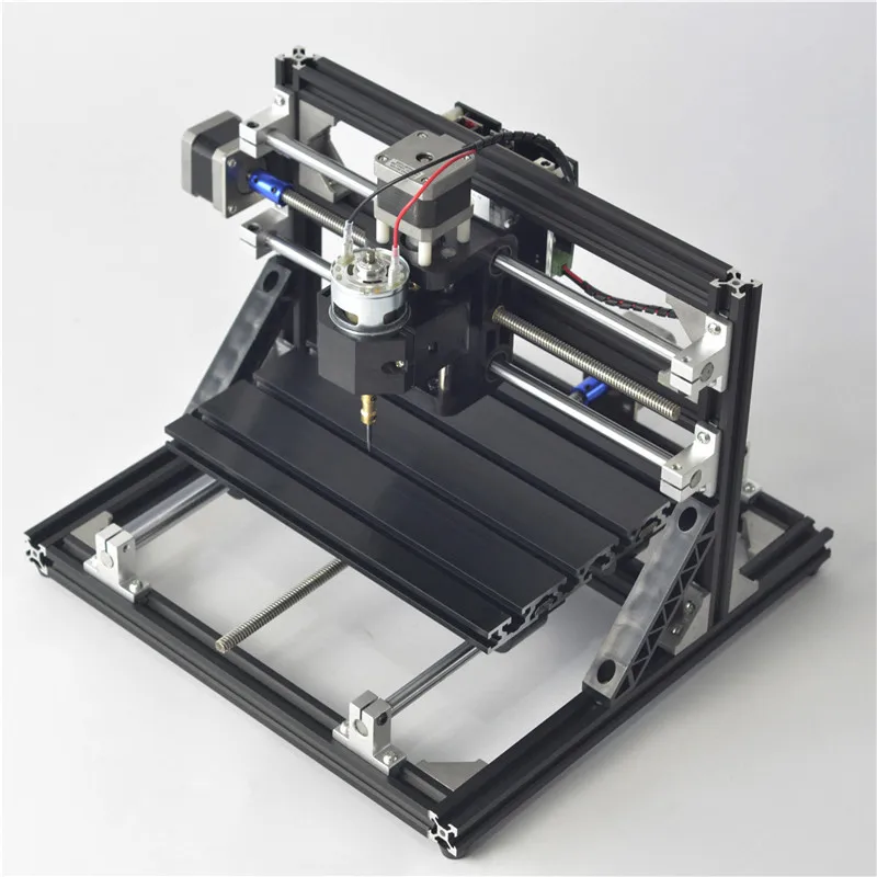 Черный 3018 3-axis подвижный быстроходного шпинделя фасонно-фрезерного станка с ЧПУ гравер DIY древесный фрезерный станок с ЧПУ гравировальный станок 300x180 мм