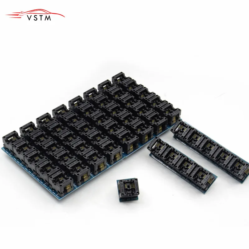 Переходник SOP8 на DIP8 SOIC8 ZIF Blue Socket Programmer разъем для широкого 150mil| |