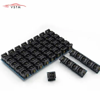 

SOP8 To DIP8 SOP8 Turn DIP8 SOIC8 To DIP8 ZIF Blue Socket Programmer Adapter Socket For Wide 150mil