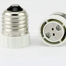 10 шт./лот, лампочки основание светильника E27 для MR16/E27 для G5.3 гнездо адаптера AC100-250V