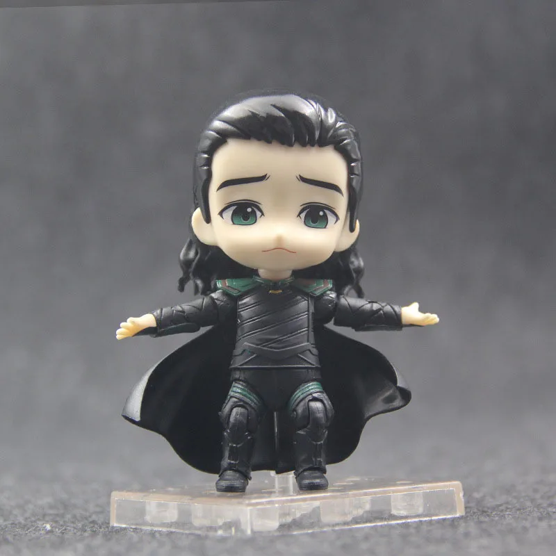 Супер герой Marvel Тор Ragnarok Локи Фигурки Nendoroid 866 BJD 10 см модель игрушки