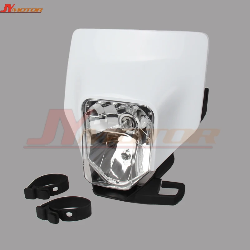 New 2018 Headlight Headlamp Head Light Lamp Supermoto Fairing For KTM HUSQVARNA Universal Off road Dirt bike New 2018 Headlight Headlamp Head Light Lamp Supermoto Fairing For KTM HUSQVARNA Universal Off road Dirt bike
