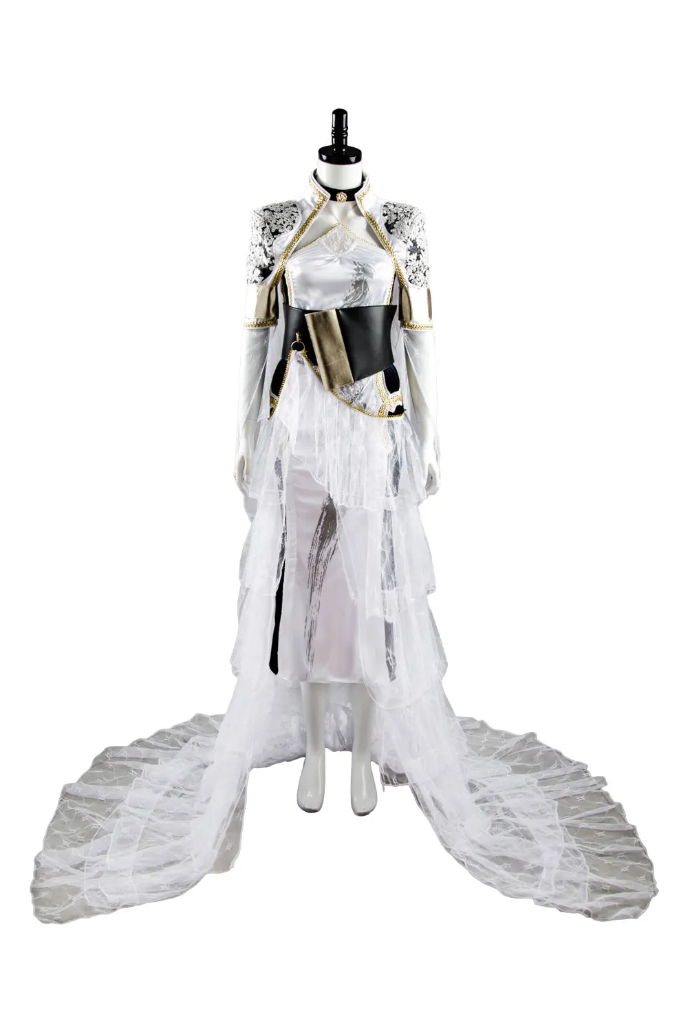 Final Fantasy XV Косплей Lunafreya Nox флюрей косплей костюм красивое белое платье Хэллоуин