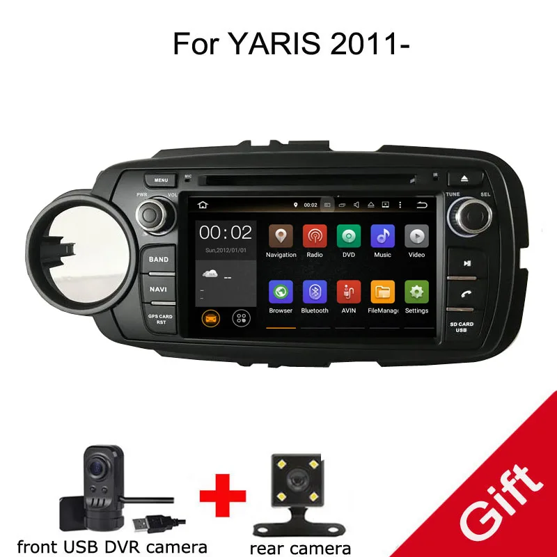 

Android 8.0 PX5 Octa Core For Toyota YARIS 2011 - Car DVD Multimedia player GPS Navigation Autoradio dvd player