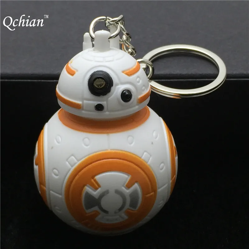 New Star Wars The Force Awakens Bb8 Bb 8 R2D2 Droid Robot Led Keychain font b