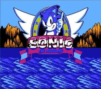

Sonic the Hedgehog 72pins 8bit Game card Drop shipping!