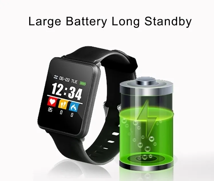  Bluetooth Smart Watch Men F21 Blood Heart Rate Fitness Tracker Multi-Language APP Smartwatches For IOS iPhone Android Phone  (4)
