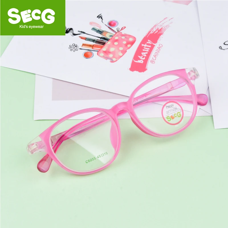 US $22.00 Secg Lovely Kids Glasses Frame Children Girl Boy Soft Silica Glasses Leg Myopia Eyeglass Frame Optical Eyewear Eyeglasses Frame
