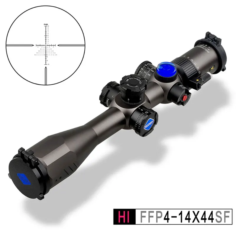 

Discovery HI 4-14X44SF FFP Tactical Sights First Focal Plane Qzl Optic Riflescope Angle Adapter Range Finder Hunting Equipment