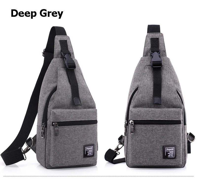 Men USB Charging Backpack Travel Anti Theft Canvas Chest Bag Women Headphone Hole Teenager Casual Bags Sac A Dos Homme BP0220 (24)