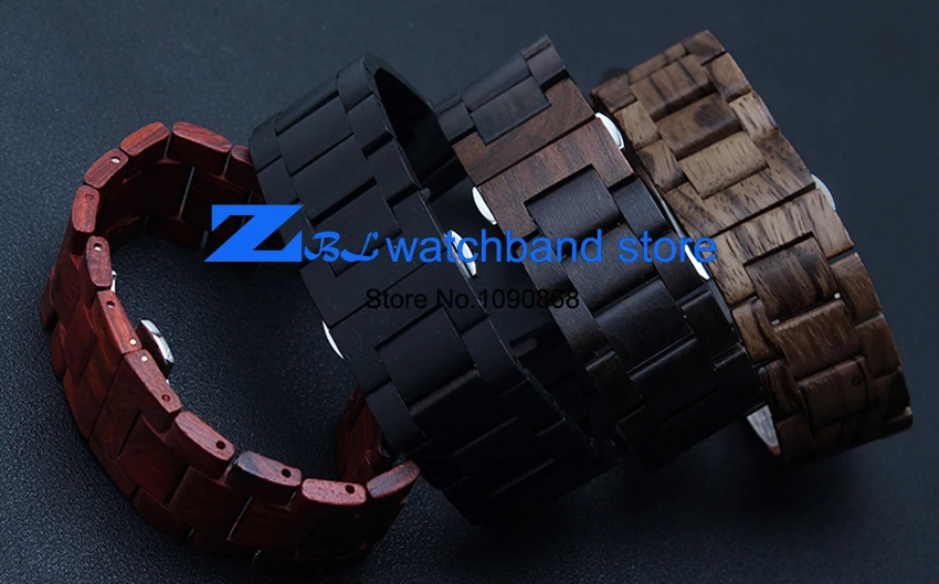 Уникальный красный сандаловый деревянный браслет sanders ремешок для часов 22 24 мм ремешок для часов blackwood leisureнаручные часы ремешок для apple 38 42 мм ремешок