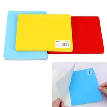 60 шт./компл. A5 пластиковый блокнот для письма, блокнот для письма, Канцелярский коврик для резки, школьные офисные принадлежности, случайный цвет