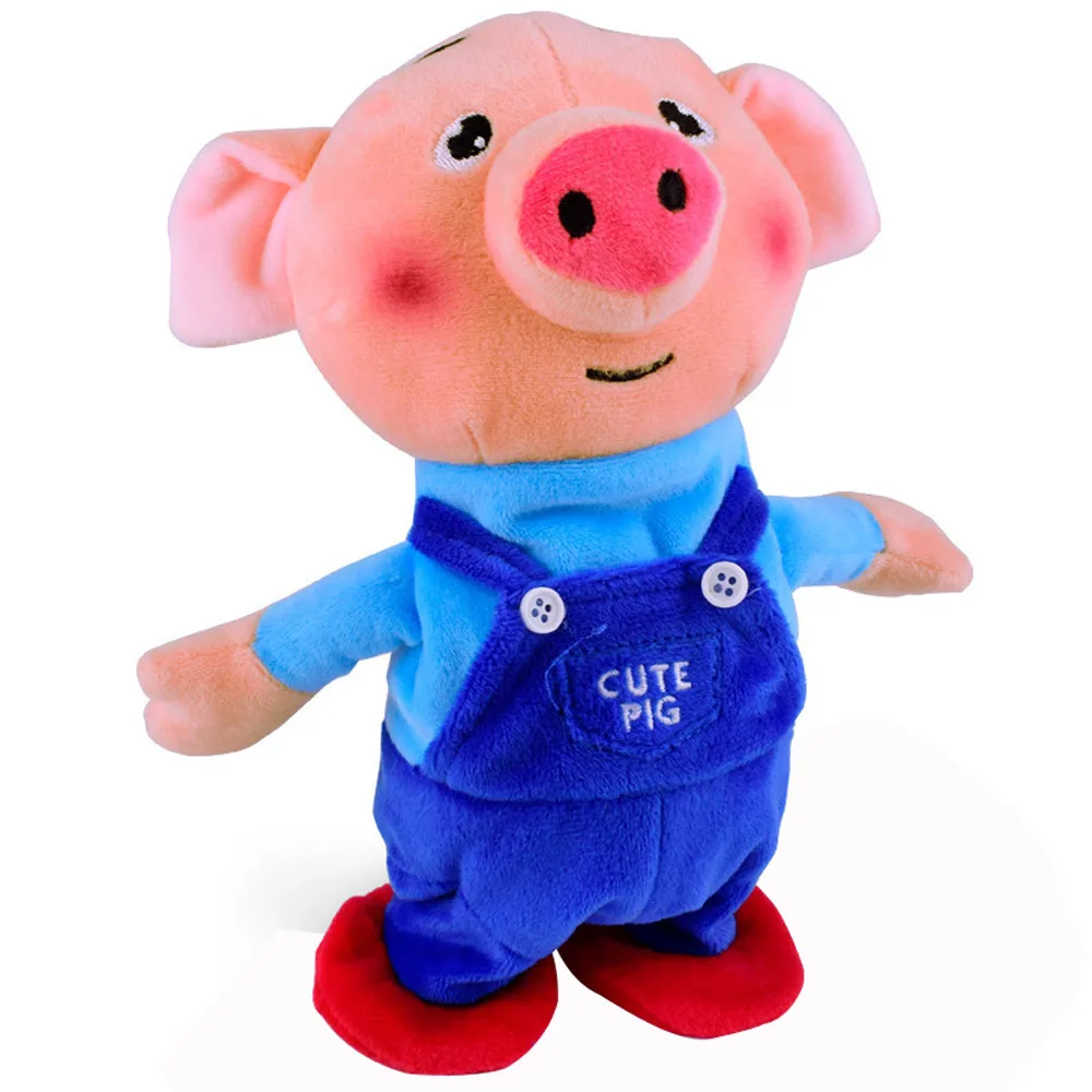 

2018 HOT NEW Learn To Speak & Walk & Sing Electric Plush Toys Amusing Music Pig Toy Aug2