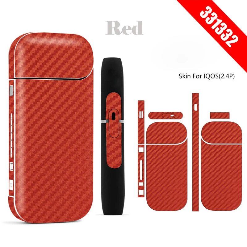2pcs/lot Charming ecig carbon fiber printing stick cover for use with iqos 2.4 plus replacement Electronics Cigarette Charger 2pcs/lot Charming ecig carbon fiber printing stick cover for use with iqos 2.4 plus replacement Electronics Cigarette Charger