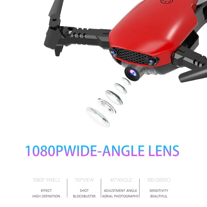 Новинка Радиоуправляемый Дрон с оптическим потоком Wi Fi FPV 1080P HD двойная камера