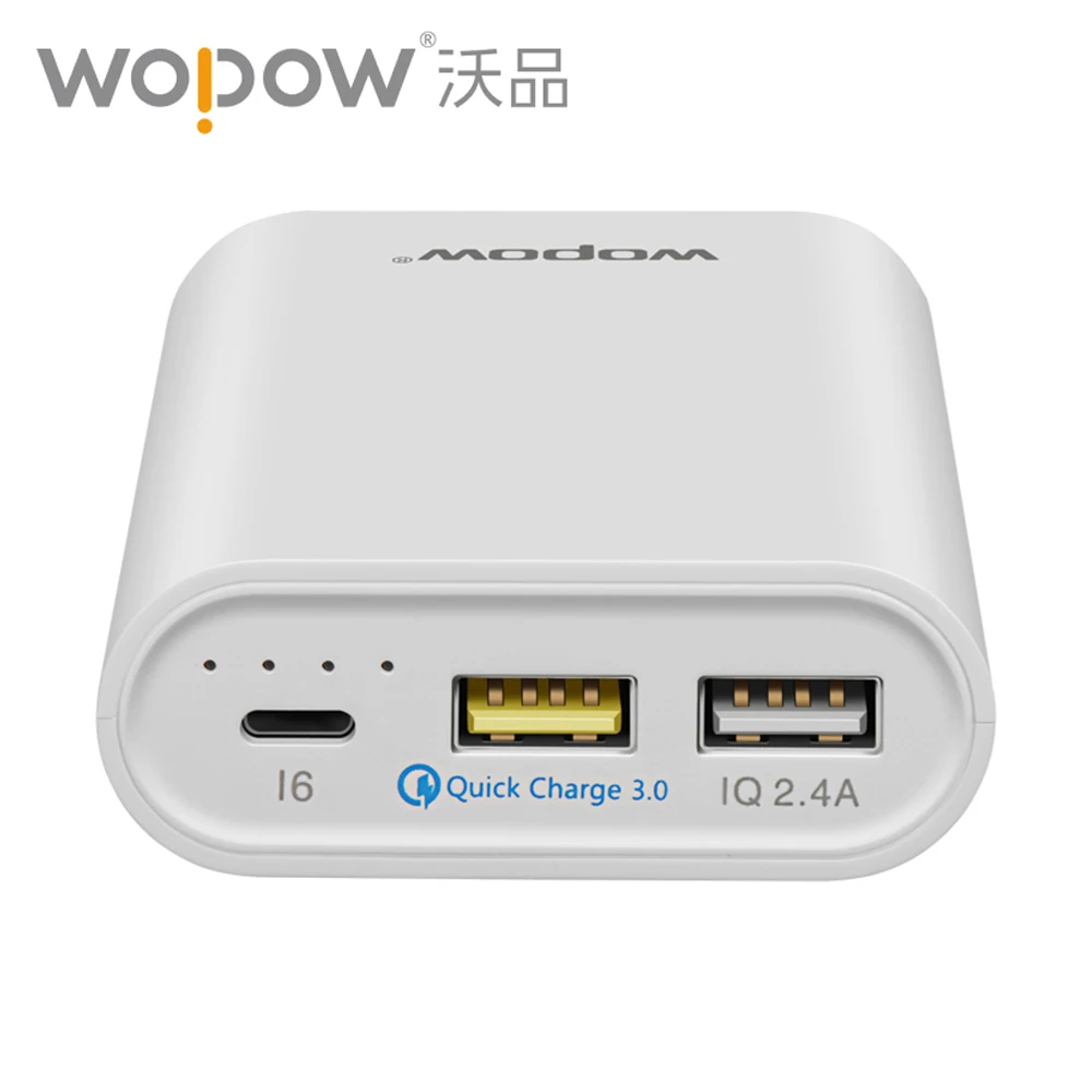 imágenes para Wopow Cargador Rápido 3.0 P10Q 10050 mAh 12 W banco de potencia de Doble puerto de Carga USB Cargador Portátil de Batería Externa para iphone xiaomi imágenes para Wopow Cargador Rápido 3.0 P10Q 10050 mAh 12 W banco de potencia de Doble puerto de Carga USB Cargador Portátil de Batería Externa para iphone xiaomi