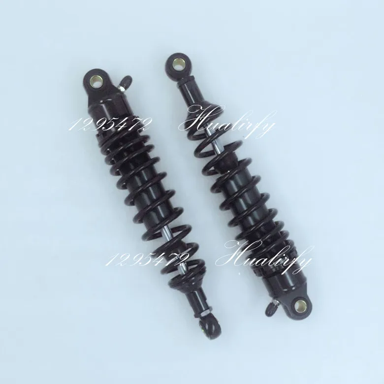 universal new 1 Pair 320mm Black Motorcycle Dirt Bike Rear Suspension Air Shock Absorber all Black