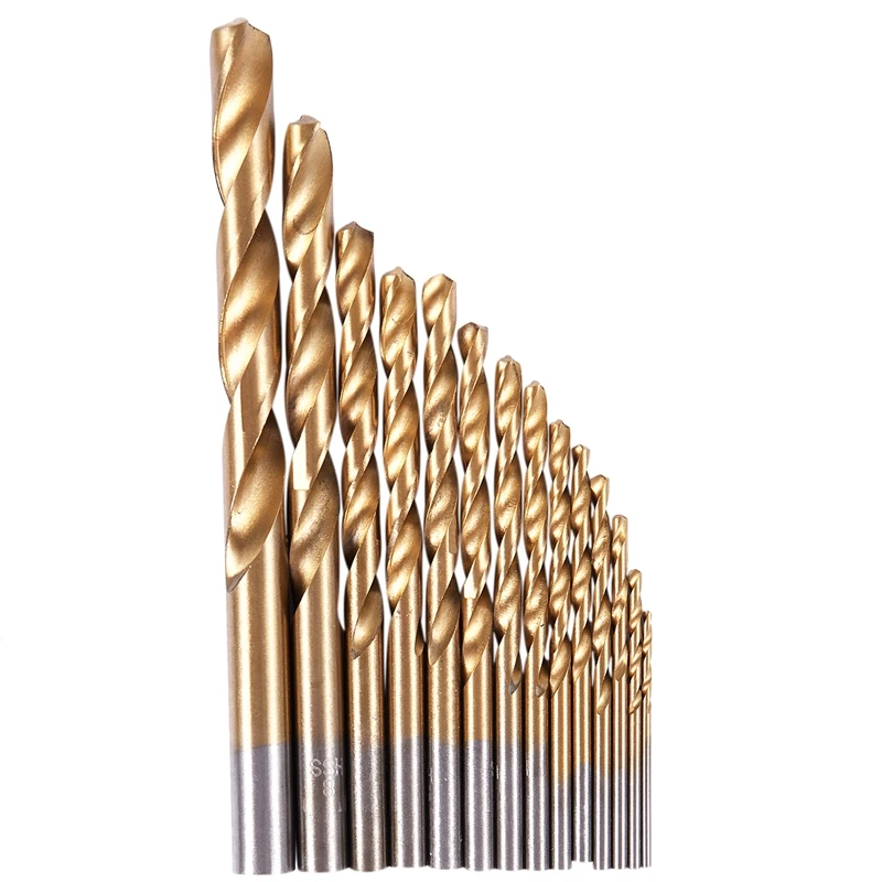 

Professional Tool HSS Titanium Drill Bit Set 99Pcs Bits in Metal Storage Case