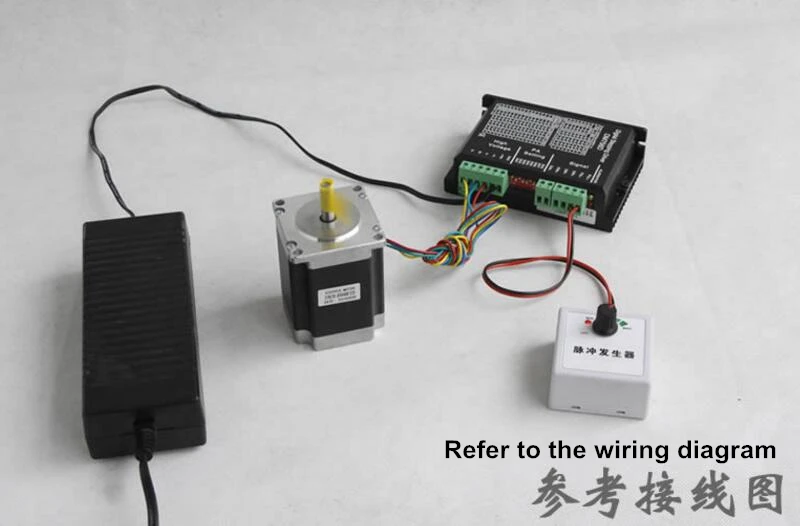 CNC Stepper motor speed pulse generator and pulse speed governor for CNC milling Machine