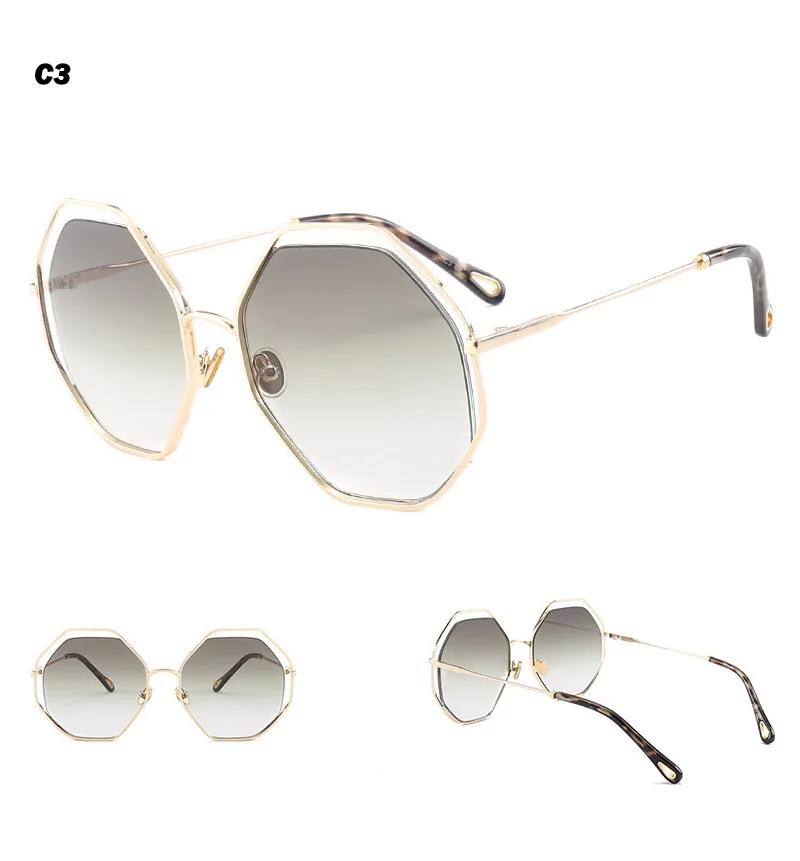 2018 News Goggle Rimless Sunglasses (12)