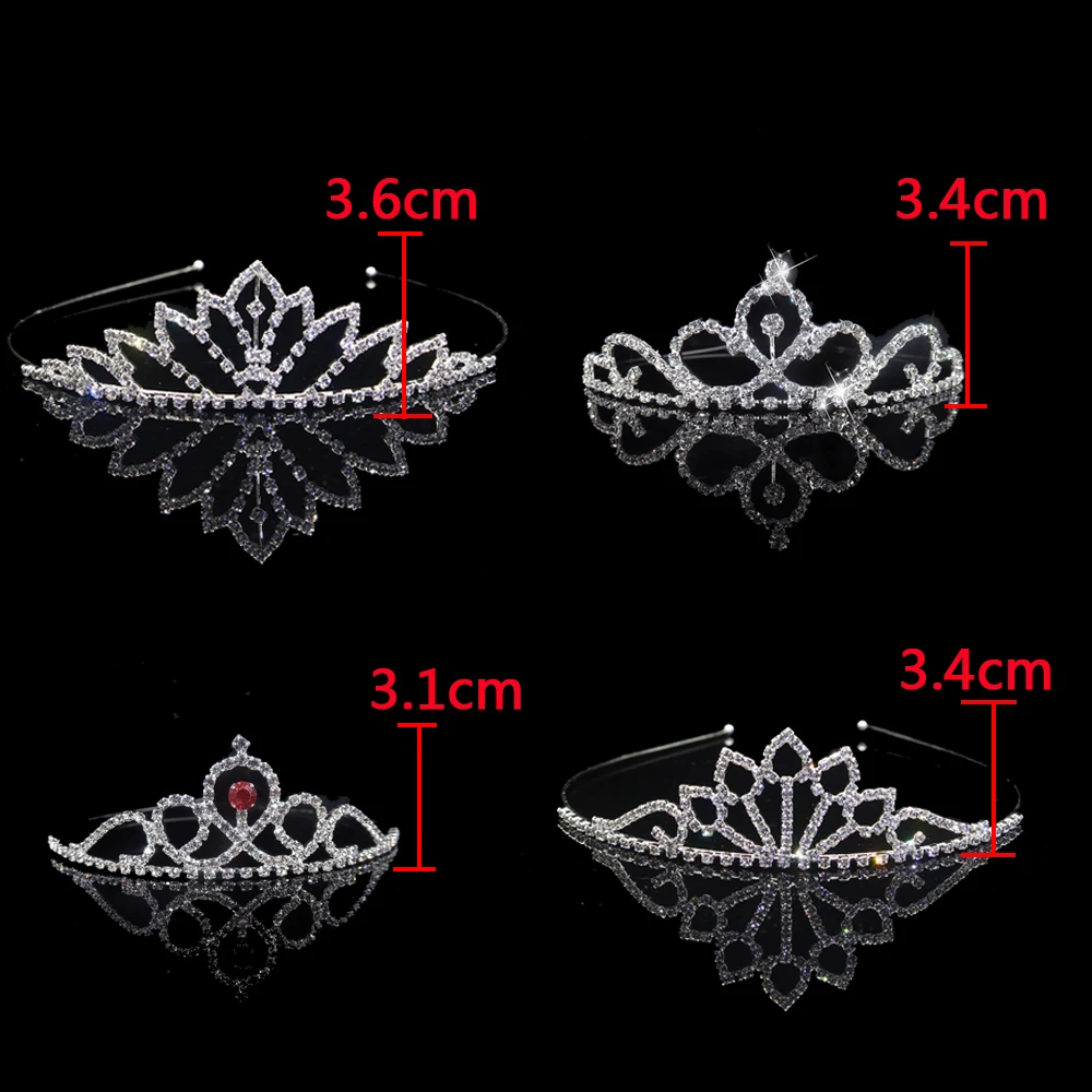 AINAMEISI New Princess Tiaras and Crowns Headband Kid Girls Bridal Prom Crown Wedding Party Accessiories Fashion Hair Jewelry jewelry accessories hair accessory hair headdress bridal headwear hair band crown