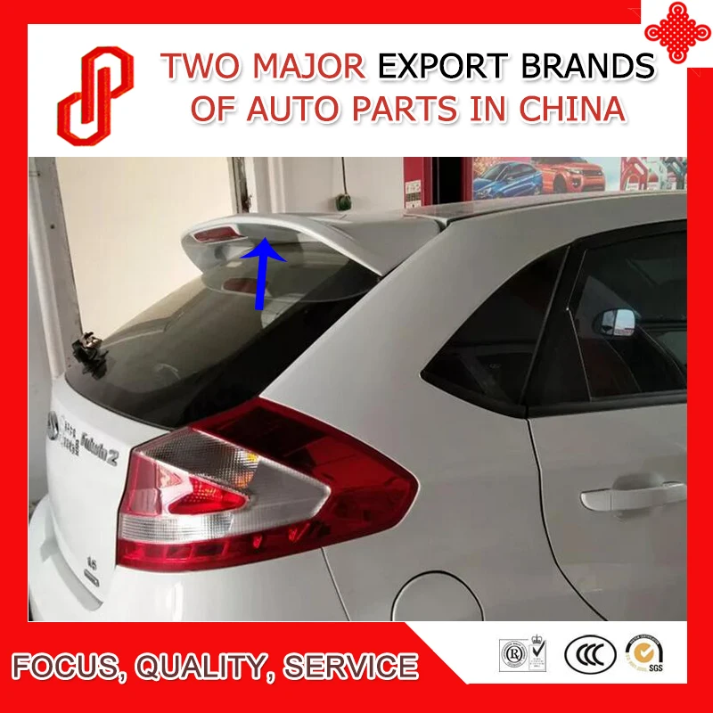 ABS Праймер Неокрашенный ST стиль задний спойлер на крыше для Chery Fulwin 2 хэтчбек/Шторм
