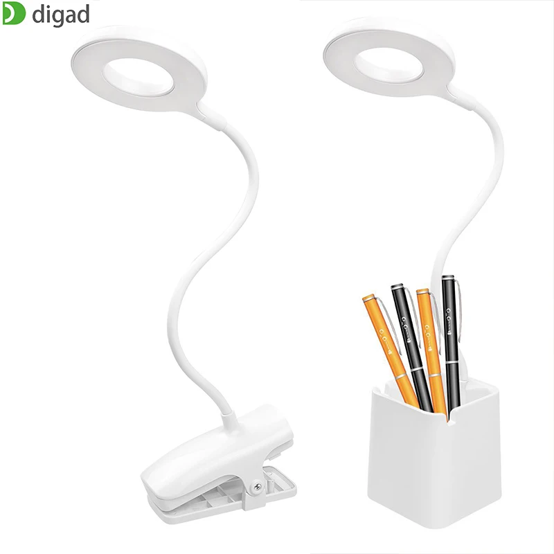 

New 28 LED Eye Protect Pen holder Light Table Lamp Stepless Dimmable Bendable USB Powered Touch Sensor Control reading desk lamp