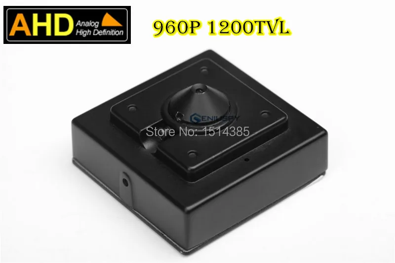 

Hot Sale Indoor Micro Square Hidden Mini Size 34*34mm Pinhole Lens 960P 1.3Mp Ahd Camera CCTV  Camera 1200Tvl Video Surveillance